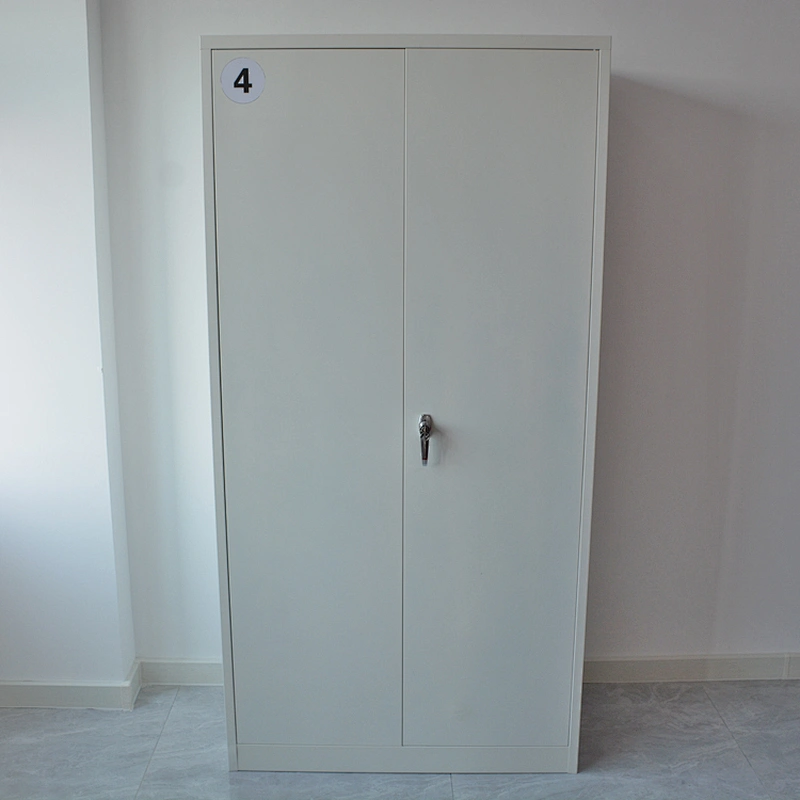 Modern 2 door steel office file cabinet with handle lock