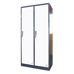 Factory direct steel two door breathable staff  locker bathroom storage locker