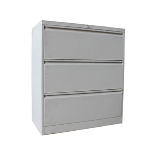 Factory colored 3 drawer lateral file cabinet steel office file document storage drawer metal filing cabinet