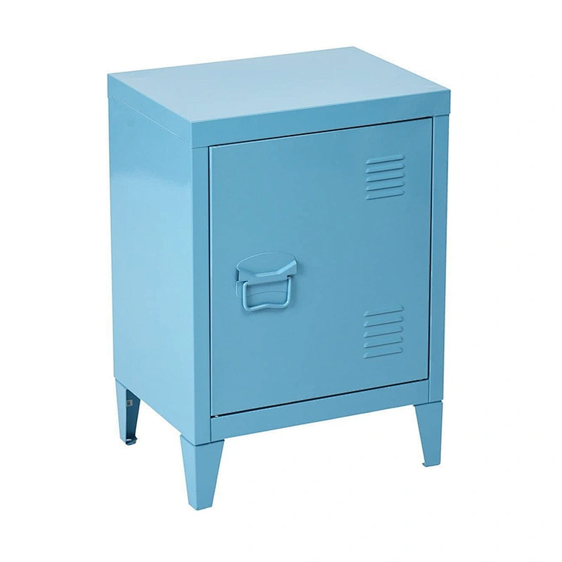 Nordic style home steel storage locker cabinet sofa/bed side with stands