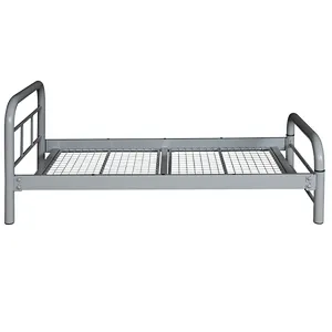 Military use bunk or single free combination steel beds