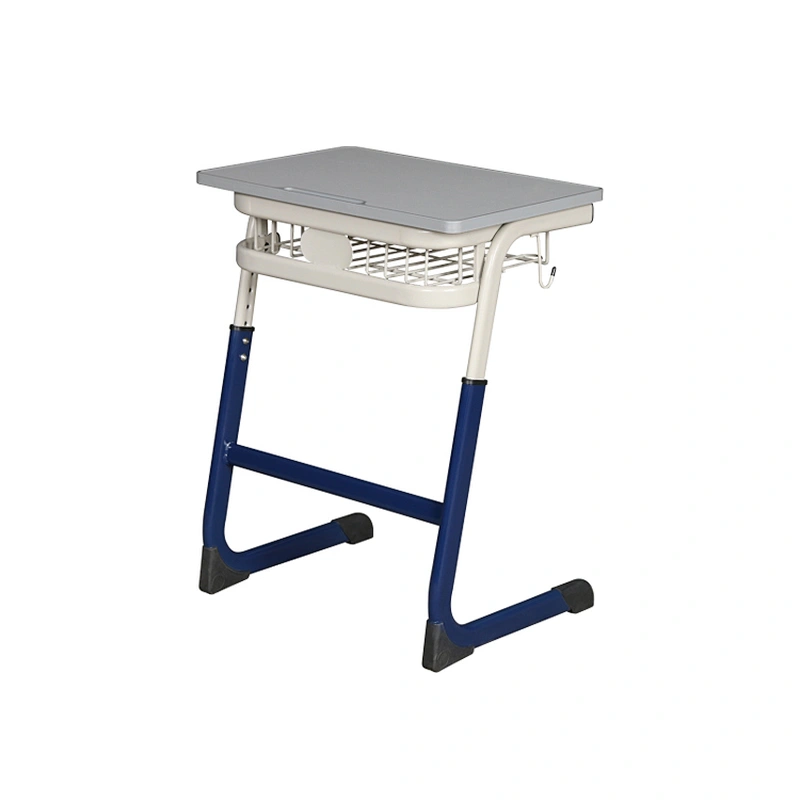 Factory direct sale adjustable height middle school desk and chair single student desk chair