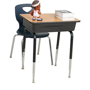 Study table and chair set for kids school single desk and chair school chair