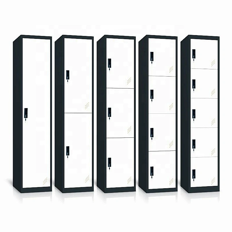 Amazon cheap home gym storage wardrobe steel locker cabinet single door clothes staff metal locker