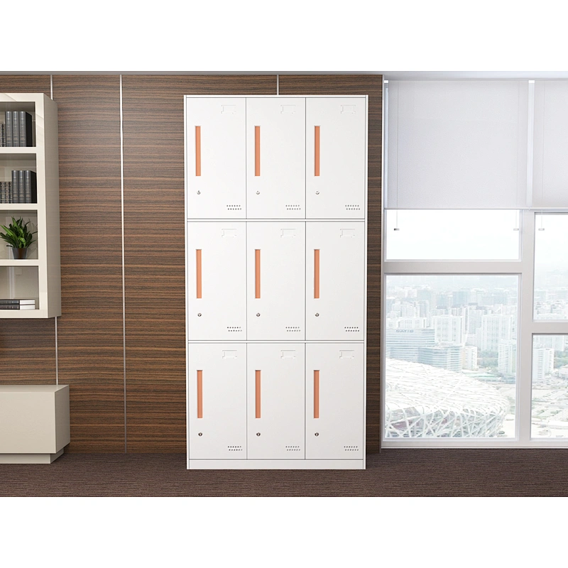 colorful storage metal locker office gym use storage metal locker