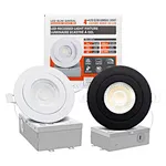 4 Inch 9W Gimbal LED Recessed Downlight Swivel Eyeball Spotlight Gimble Pot Light