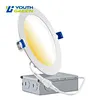 Ready to Ship 4'' 5CCT 3CCT 9W Dimmable Downlight Led Down Light Recessed Flat Slim Pot Light for USA Canada