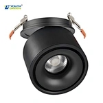 4in COB Aluminum Cylinder Downlight Recessed Spot Light Wall Washer IP54 Waterproof Modern Living Room Bedroom Hotel AC Power