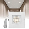 家用办公室灯压铸铝防眩光方形筒灯20W 5CCT COB嵌入式天花板筒灯