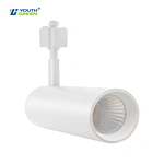 Commercial  Zoomable Track Light Spotlight 20W 5CCT Adjustable Aluminum Ultra-bright Modern COB  Focus Light for Barbershops/Offices