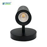 20°-50° LED Focus Light Zoomable Surface Mounted Wall Spotlights 12W 5CCT Adjustable Ceiling Downlights CRI90 COB Dimmable Hanging LED Pendant Lights for Hotel