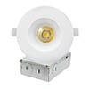 3CCT 5CCT Anti Glare 2'' 4'' Deep Recessed Downlight 8W 15W Waterproof Canless Potlight Trimless Ceiling Light with Junction Box