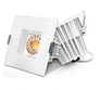 Selectable 5CCT 2'' 8W 4'' 12W Round Square Regressed LED Cob Ceiling Downlight with Deep Anti Glare Design