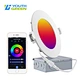 Smart Color Changing 4" 9W 6'' 12W Led Recessed Pot Lights WiFi RGBCW Canless Wafer Slim Disk Downlight