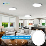 12inch ETL Rated AC120V 3000LM LED Modern Ultra Slim Surface Mount Ceiling Panel Light 5 Color Temperature Indoor Ceiling Light