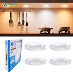 Shenzhen Youth Green Lighting Round 3 Inch 3W 5CCT LED Puck Light LED Under Cabinet Lights for Wardrobe Bedroom Closet Cupboard