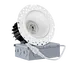 ETL 4 Inch Adjustable Trims Trimless Square Round 15W COB Downlight  AC120V Input Commercial Light With Dimmable Performance