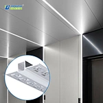 New Design High Brightness DC12V/24V 700lm Aluminum 400LEDs LED Liner Strip Light IP20 Indoor Lighting COB Chips for Living Room