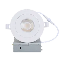 Canada Stock 3'' 4''  Recessed Gimbal Spot Light Downlight Recessed Gimbal Ceiling Cob Led Down Light