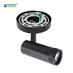 Modern Style Ceiling Lights 12W Cob Rail Track LED Surface Mount Adjustable Grille Flood Ball Tube Lamp Downlights Spotlights