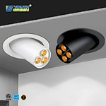 ETL Indoor Commercial Cylinder Downlight Recessed Mounted Downlight 355° Rotatable Cylinder Spot Light for Hotel Art Exhibition