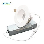 US Canada Stock 3inch LED Deep Recessed Light 8W Dimmable 5-Year Anti-Glare Downlight Aluminum Body IP54 Rating for Office Using