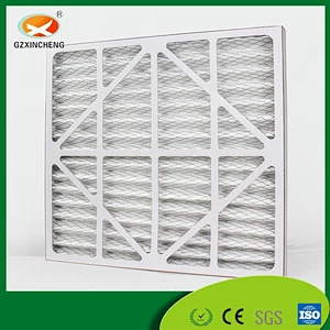 Prefiltro de aire de panel de fibra sintética G4 con marco de papel