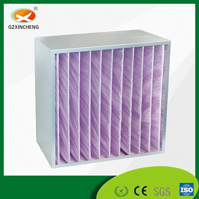 EN779 F7 Non-woven Fabric MERV10 Pleated Panel Air filter