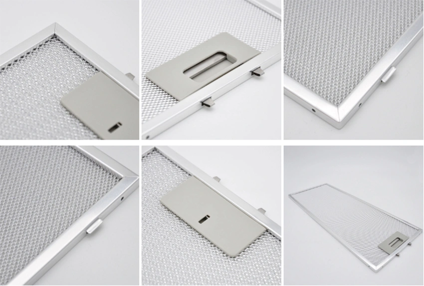 metal mesh kitchen filter,kitchen cooker hood home greas filter,grease filter and cooker hood filter