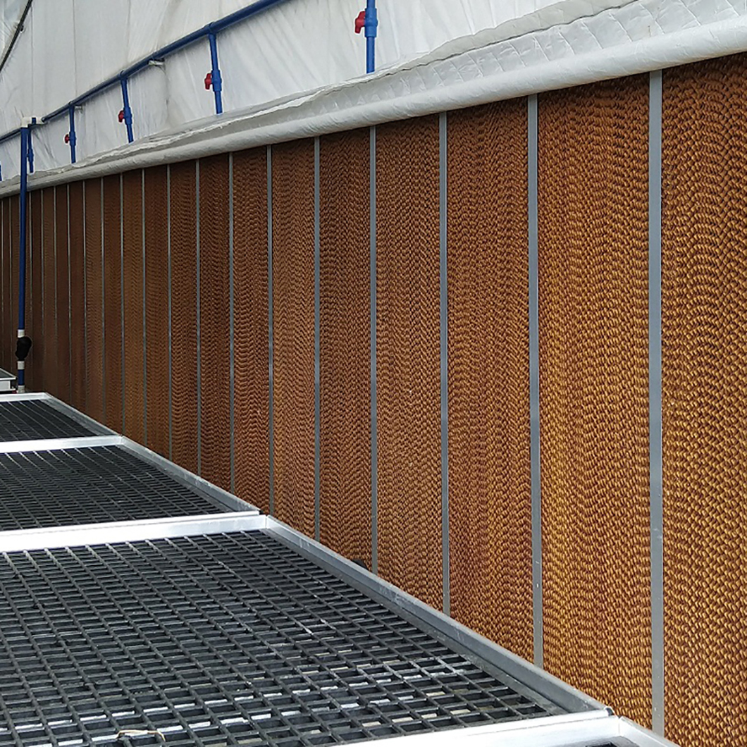 poultry house, cooling pad, air cooling system, cooling equipemnt, evaporative cooling pad