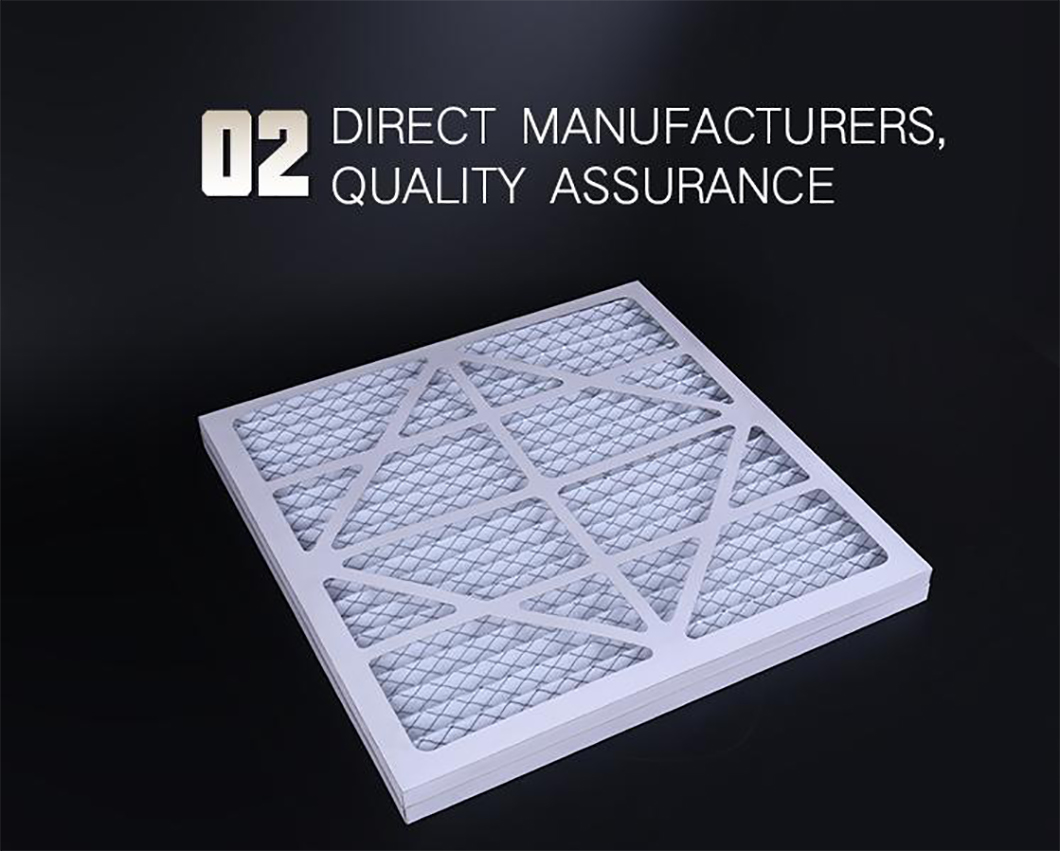 air filter with synthetic fiber, panel filter, air pre-filter, G4 filter, air pre-filter