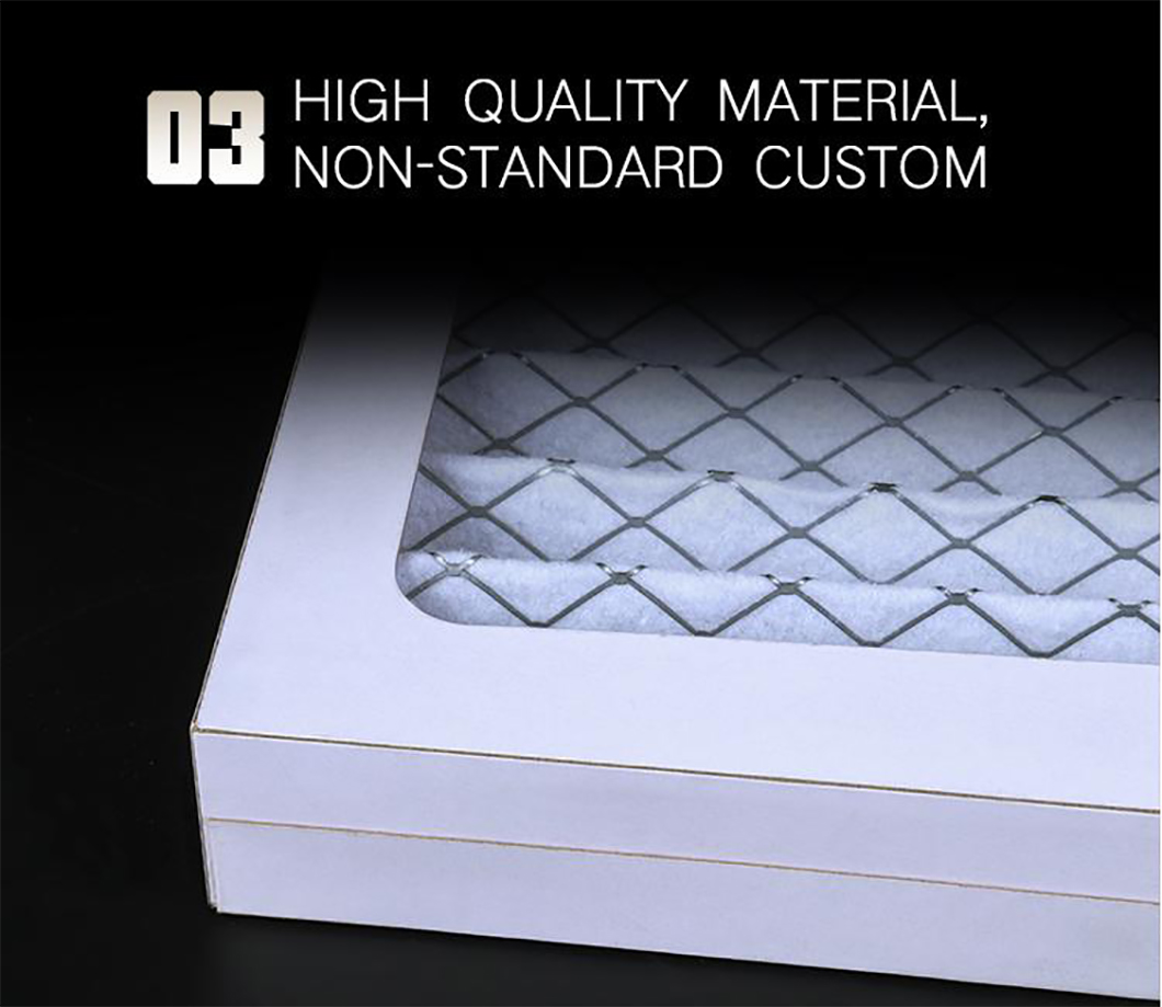 air filter with synthetic fiber, panel filter, air pre-filter, G4 filter, air pre-filter