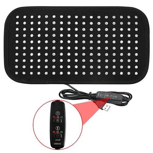 Kinreen USB small red light therapy arm red light therapy leg 660nm 850nm red light belt for  muscle and Joints pain