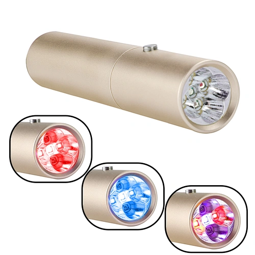 Kinreenred Light Therapy Torch Red Light Therapy Device Portable for Smooth Fine Lines and Wrinkles