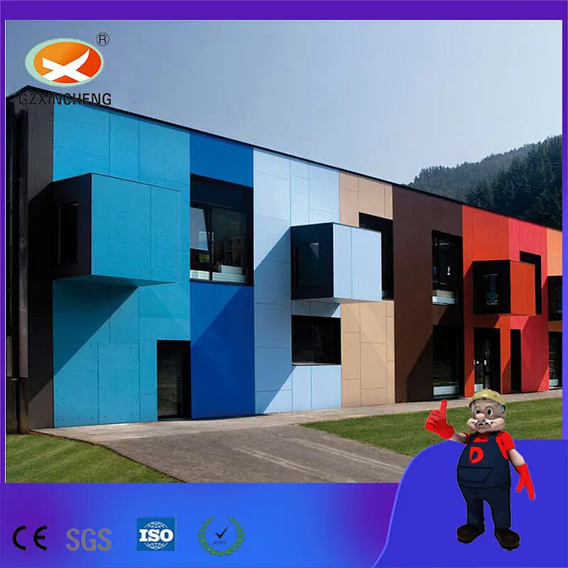 Decorative Waterproof Fireproof Heat Resistant Double Finish 2 Faces Color HPL High Pressure Compact Board