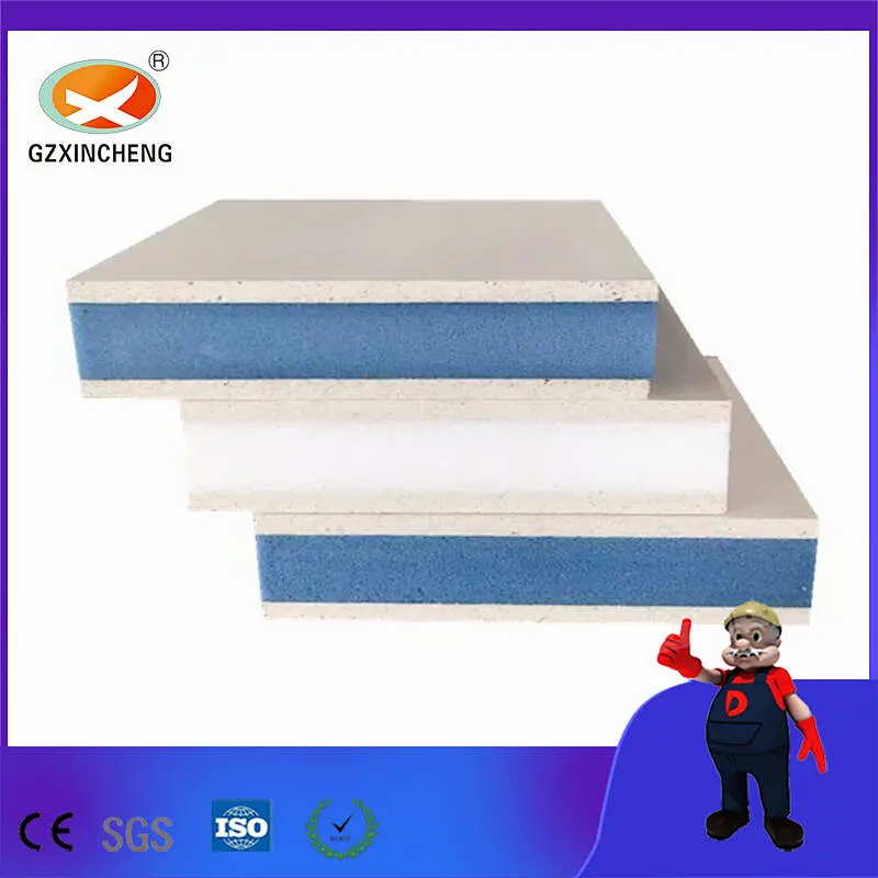 Fireproof Heat Insulation EPS XPS Fiber Cement Sandwich Panels SIP