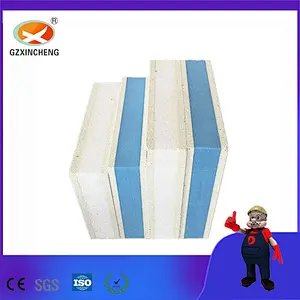 Panel sándwich EPS de pared con aislamiento acústico exterior de construcción