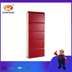 Manufacturer Hot Sale Vertical High Performance Sectional Overhead Garage Door PU Panel