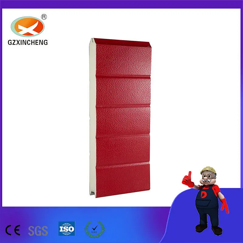 Manufacturer Hot Sale Vertical High Performance Sectional Overhead Garage Door PU Panel