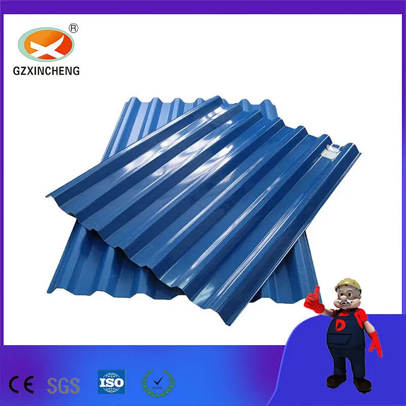 China Supplier PPGI Color Coated Steel Corrugated Roofing Sheets For Prefab Container House Portable