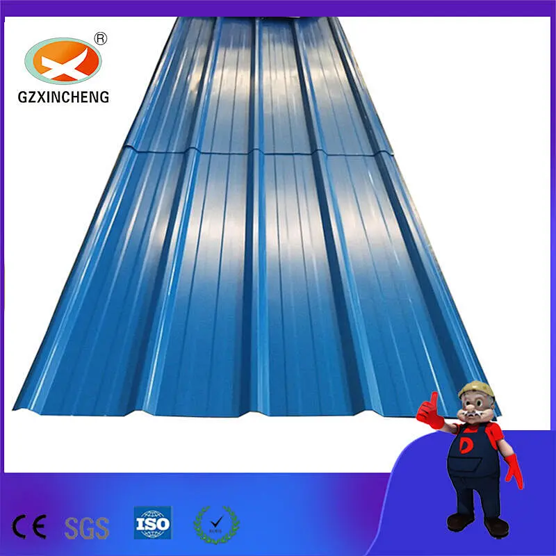 China Supplier PPGI Color Coated Steel Corrugated Roofing Sheets For Prefab Container House Portable