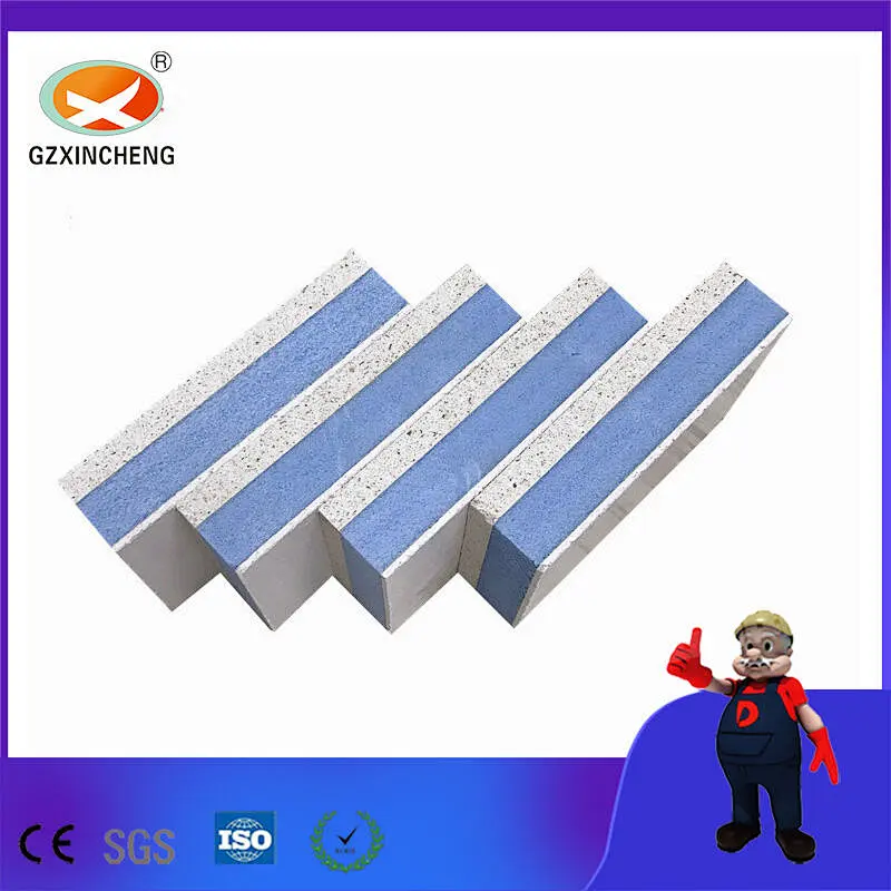 Panel sándwich EPS de pared con aislamiento acústico exterior de construcción
