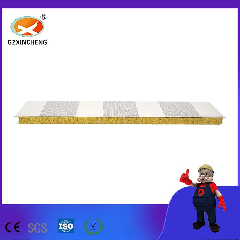 Panel sándwich de lana mineral con aislamiento fonoabsorbente