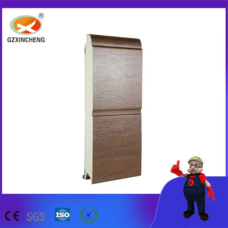 Manufacturer Hot Sale Vertical High Performance Sectional Overhead Garage Door PU Panel