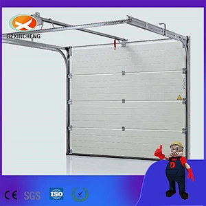 Insulated Sectional Garage Door and Industrial Garage Doors Sandwich Panel PU Foam