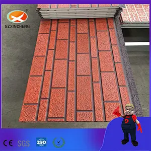 Customized Color Type PU Decorative Siding Sandwich Panel Exterior Wall Metal Insulation Board