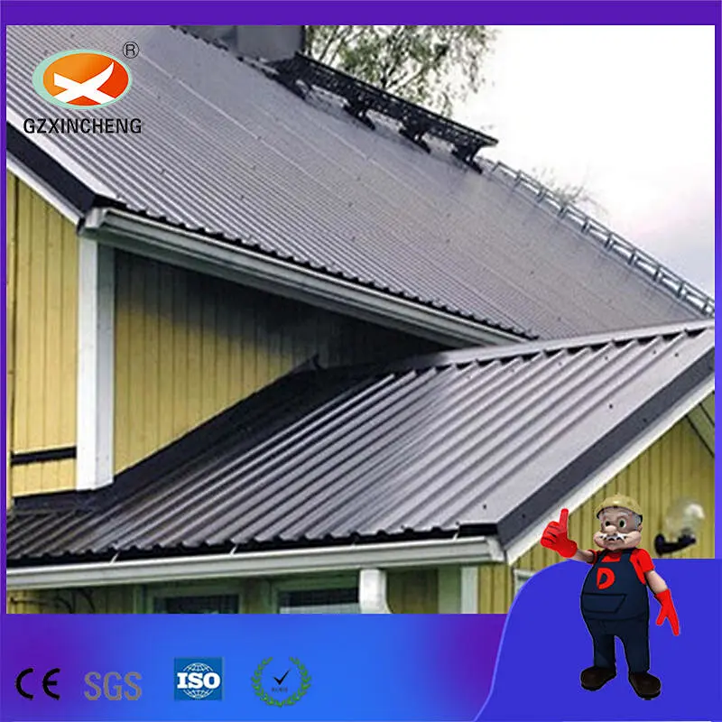 El mejor precio galvanizado color de zinc recubierto de chapa de acero corrugado de metal para techos de tejas para techos