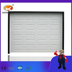 China Supplier Automatic Steel Overhead Garage Door with Torsion Spring