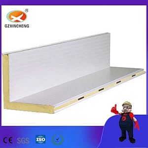 Paneles sándwich de poliuretano prefabricados para la construcción de estructuras de acero