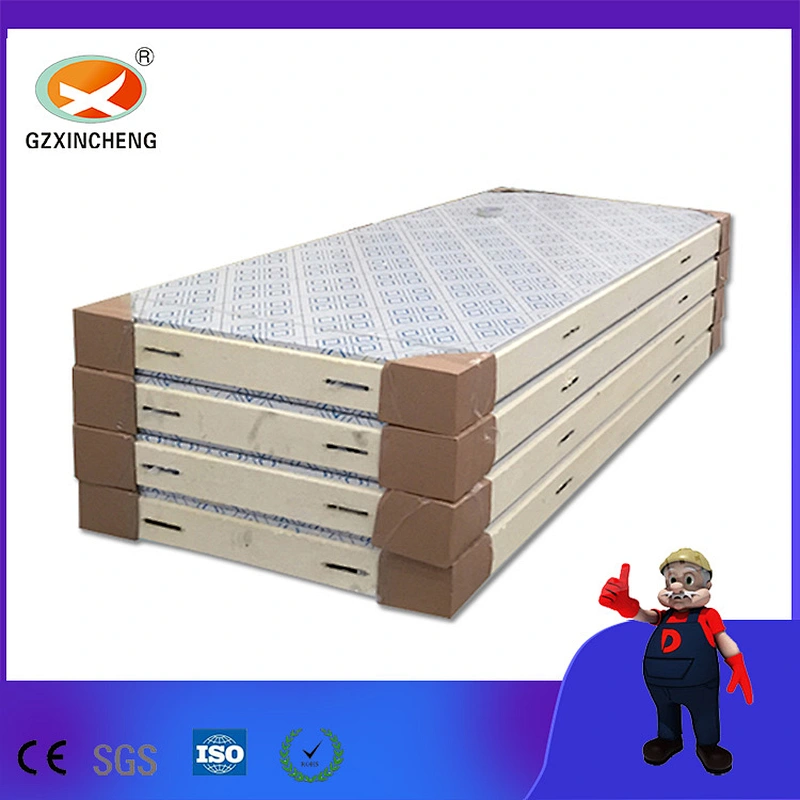 Paneles sándwich de poliuretano prefabricados para la construcción de estructuras de acero